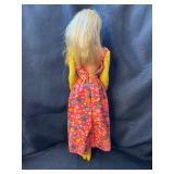 1966 BLONDE BARBIE WITH BENDABLE LEGS AND OUTFIT