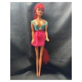 DOLL WITH LONG RED HAIR AND OUTFIT