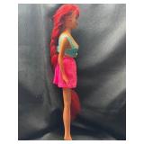 DOLL WITH LONG RED HAIR AND OUTFIT