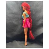 DOLL WITH LONG RED HAIR AND OUTFIT