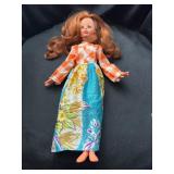 RED HAIRED DOLL MARKED 1968 ON BACK WITH OUTFIT