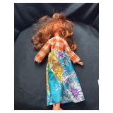 RED HAIRED DOLL MARKED 1968 ON BACK WITH OUTFIT