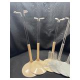 LOT OF DOLL STANDS