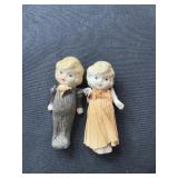 LOT OF THREE CERAMIC DOLLS