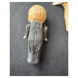 LOT OF THREE CERAMIC DOLLS