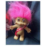 LOT OF FOUR TROLL DOLLS