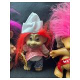 LOT OF FOUR TROLL DOLLS