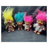 LOT OF TROLL DOLLS