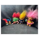 LOT OF TROLL DOLLS
