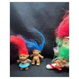 LOT OF TROLL DOLLS