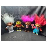 LOT OF TROLL DOLLS