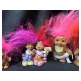 LOT OF TROLL DOLLS