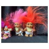 LOT OF TROLL DOLLS