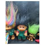 LOT OF TROLL DOLLS