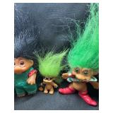 LOT OF TROLL DOLLS