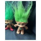 LOT OF TROLL DOLLS