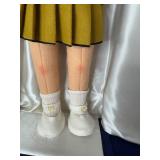 AMAZING FELT DOLL BY LENCI WEARING TENNIS OUTFIT IN BOX