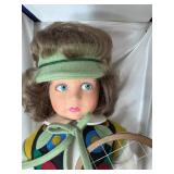 AMAZING FELT DOLL BY LENCI WEARING TENNIS OUTFIT IN BOX