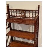 Antique Victorian Stick and Ball Petite Bookshelf