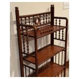 Antique Victorian Stick and Ball Petite Bookshelf