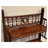 Antique Victorian Stick and Ball Petite Bookshelf