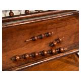 Antique Victorian Stick and Ball Petite Bookshelf