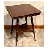 Antique Parlor Table with Claw Feet