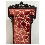 Antique Carved Rosewood Upholstered Chair