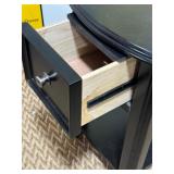 Petite Black Accent Table