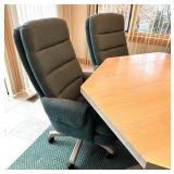 Octagon Game Table with Eight Chairs