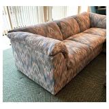 Vintage Conversation Sofa with Ottoman / Vintage Modular Sectional Sofa