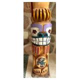 Hand Carved Wooden Totem Pole
