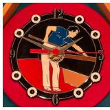 Heritage International Billiard Triangle Clock