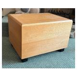Vintage Contemporary Style Cube Accent Table