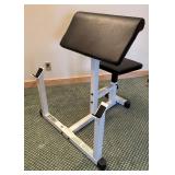 Power-Line Preacher Workout Bench