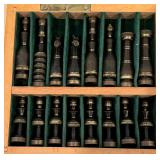 Mid 20th Century Israeli Chess Set by Hans Teppich