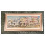 "Houses at South Battery" Watercolor Print by Margaret Peterson