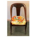 Charming Vintage Mahogany Spoon Chair