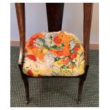 Charming Vintage Mahogany Spoon Chair