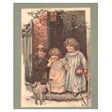 "The First Snowfall" Framed Print