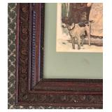 "The First Snowfall" Framed Print