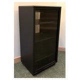 Glass Front Electronics Cabinet