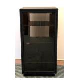 Glass Front Electronics Cabinet
