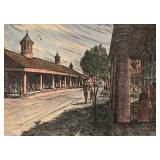 "French Market" Limited Edition Print by Jack R. Miller