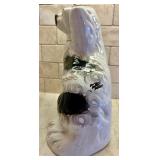 Antique Black and White Staffordshire Spaniel