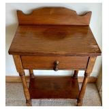 Vintage Dry Sink Wood Table / Side Table