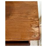 Vintage Dry Sink Wood Table / Side Table
