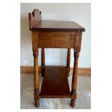 Vintage Dry Sink Wood Table / Side Table