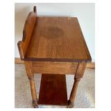 Vintage Dry Sink Wood Table / Side Table