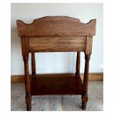 Vintage Dry Sink Wood Table / Side Table